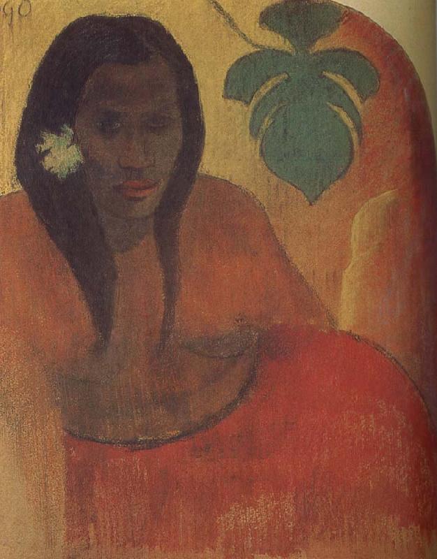 Paul Gauguin Tahitian woman oil painting image